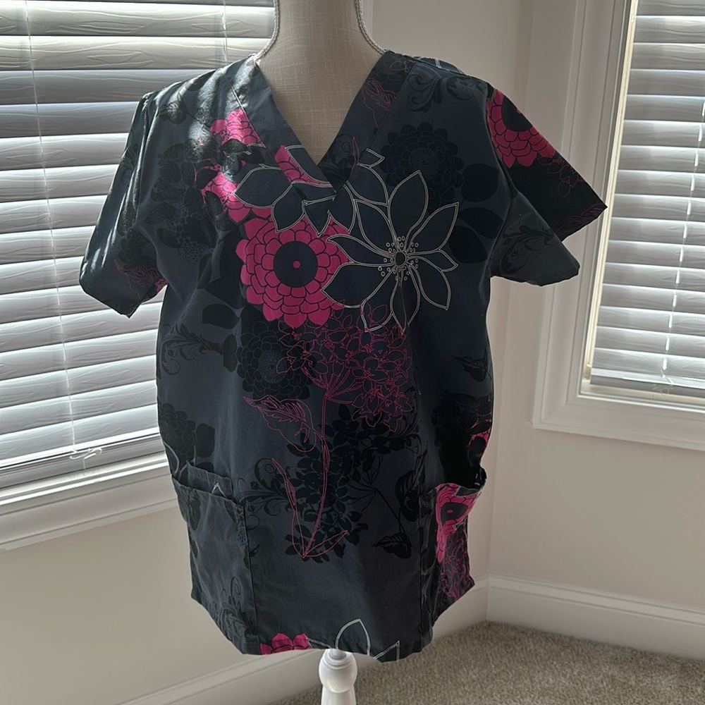 Gently work woman’s scrub top